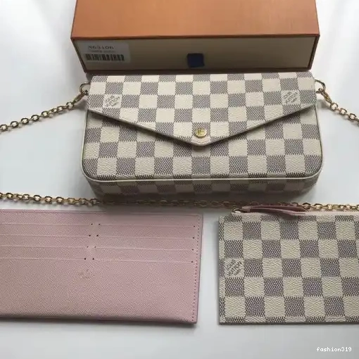 Bag Felicie Vuitton Damier Louis Pochette N63106 0323